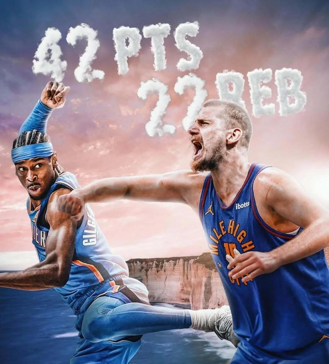 雷霆横扫山东队,约基奇关键制胜 雷霆横扫山东队,约基奇关键制胜